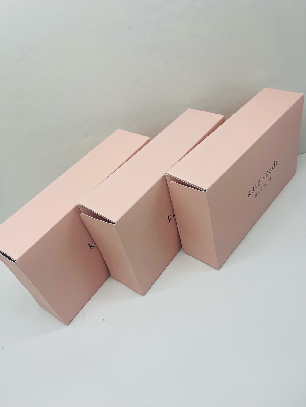 kate spade Pink Tote Packaging and Gift Boxes Set of 3 New - Picture 9 of 16